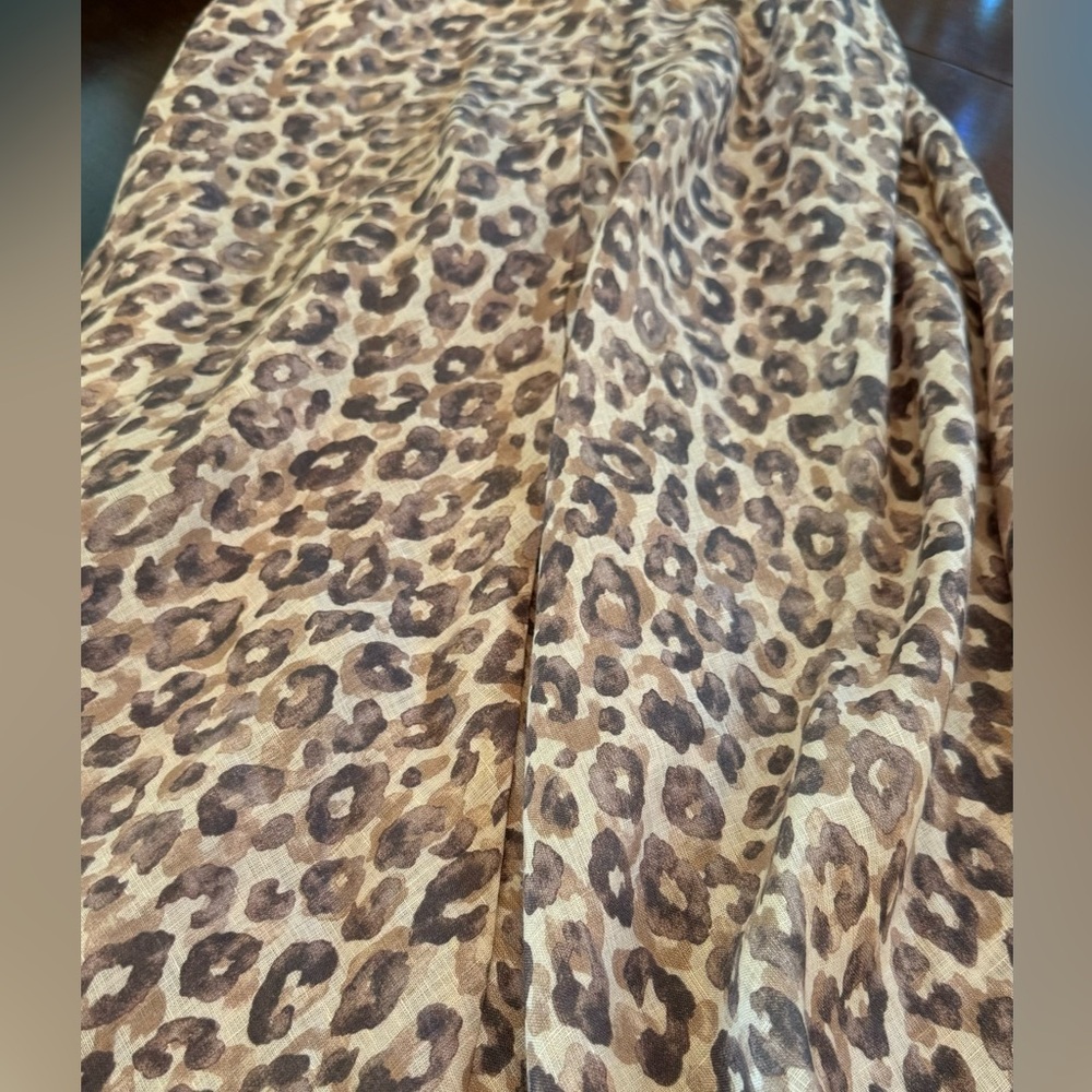 Zimmermann melody leopard print linen dress - Picture 4 of 5